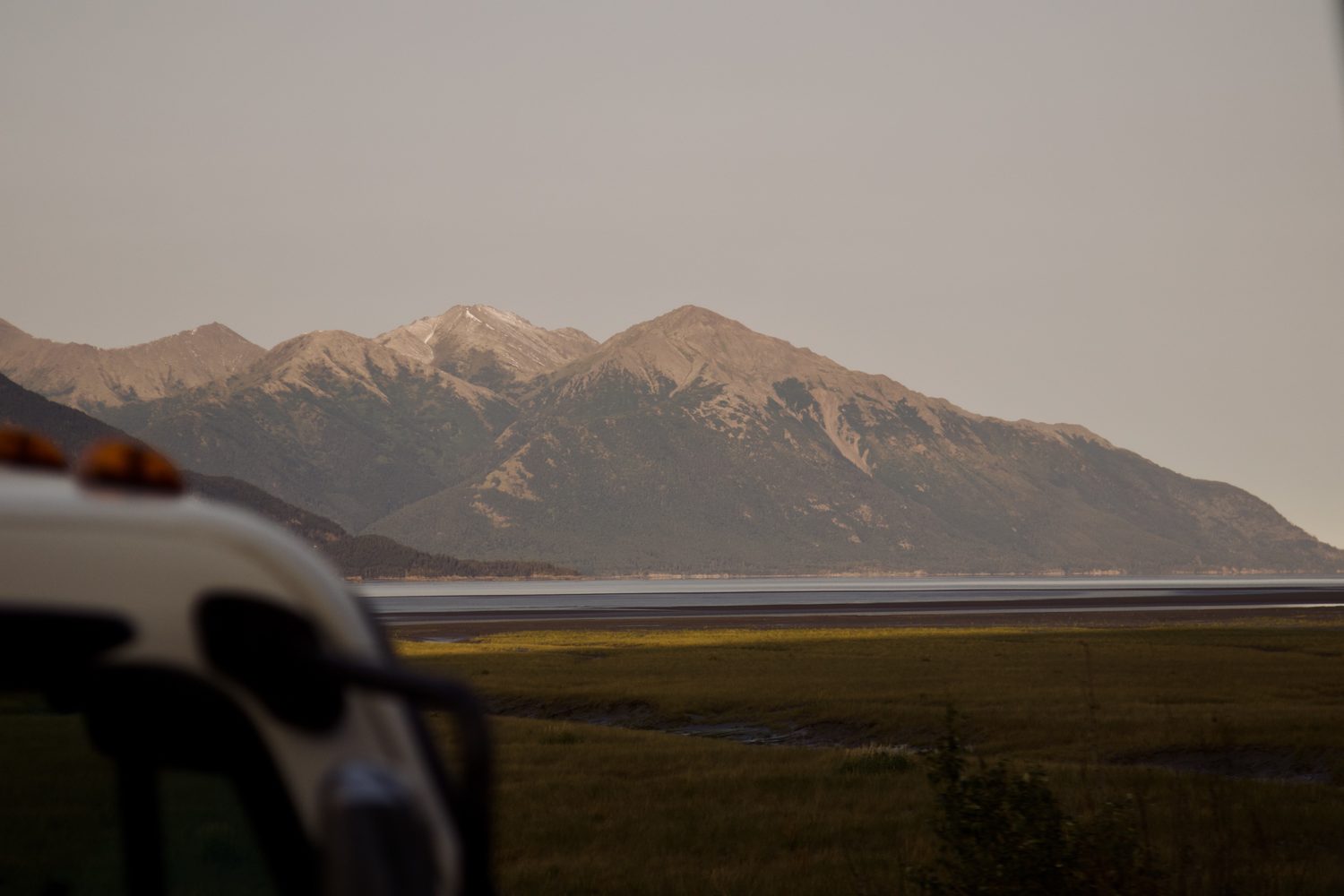 Peaks from the road