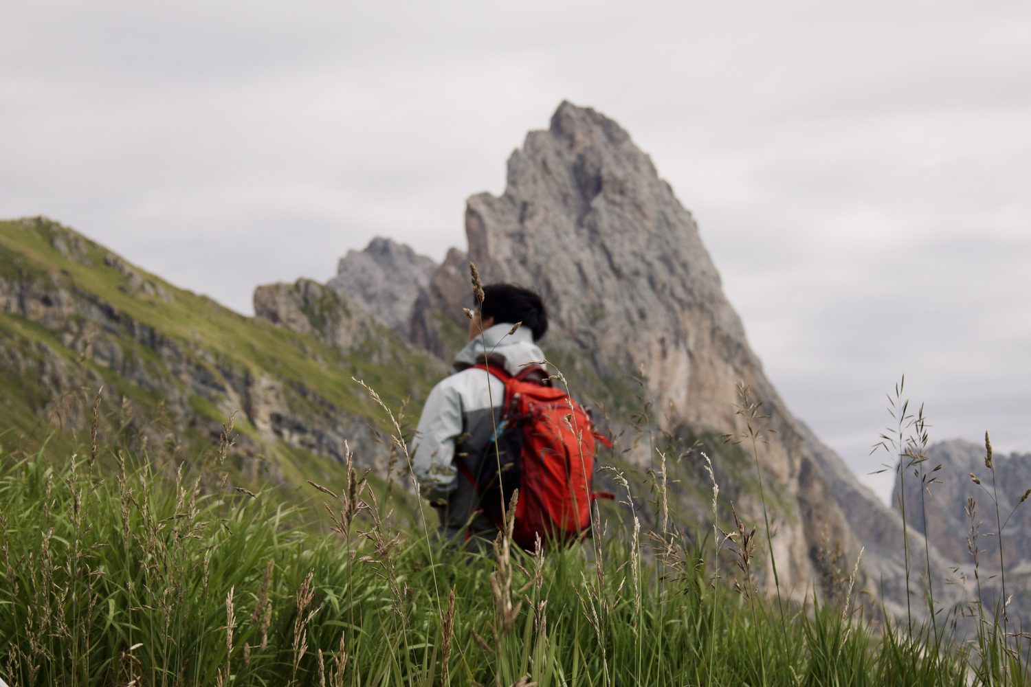 The peak, from the meadow